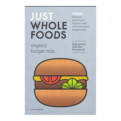 Just Wholefoods Organic Vegan Burger Mix 125g   6