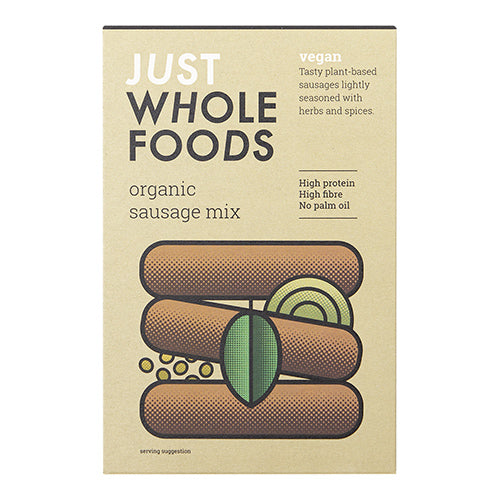 Just Wholefoods Organic Vegan Sausage Mix 125g   6