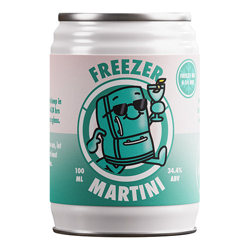 Whitebox Freezer Martini Porter's Gin Dry Vermouth Lemon Zest 100ml   12