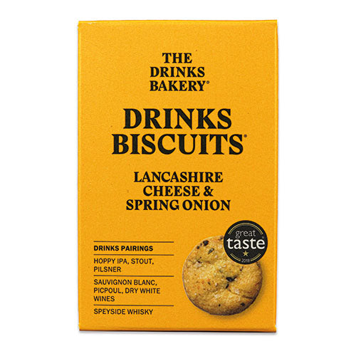 Drinks Biscuits - Lancashire Cheese & Spring Onion 110g   4