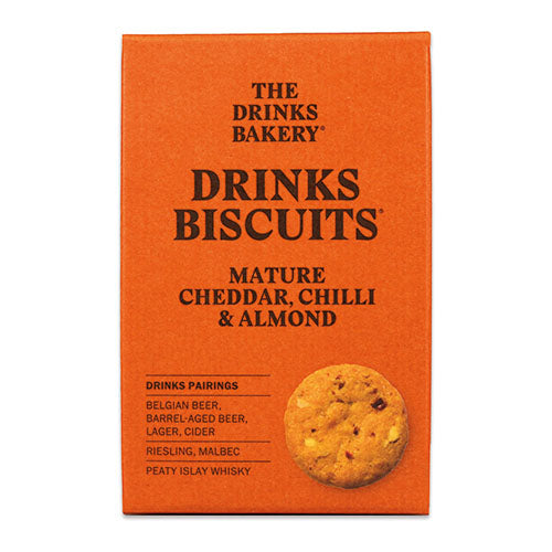Drinks Biscuits - Mature Cheddar, Chilli & Almond 110g   4