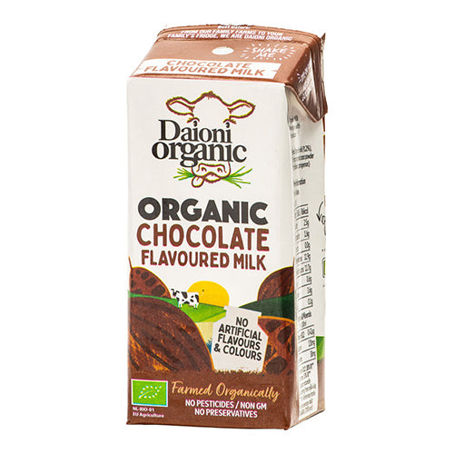 Daioni Organic Chocolate Flavoured Organic Milk 200ml   24