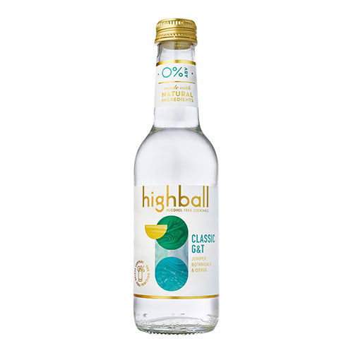 Highball Alcohol Free Cocktails Highball Classic G&T 250ml 12