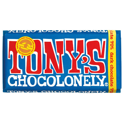 Tony's Chocolonely Dark Chocolate 70% 180g   15