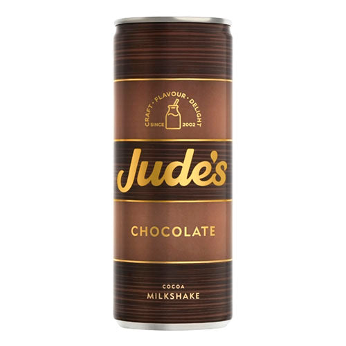 Jude's Chocolate Milkshake 250ml Can   12