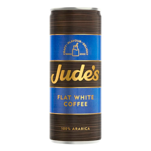 Jude's Flat White Coffee 250ml Can   12