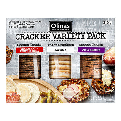Olina's Bakehouse Cracker Variety Pack 310g   7