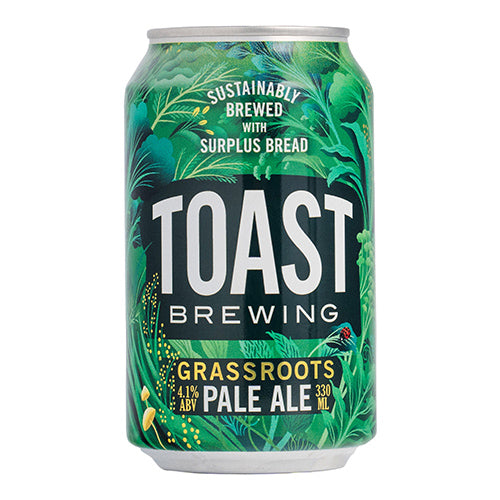 Toast Ale Grassroots Pale Ale Can - 4.1% 330ml   12