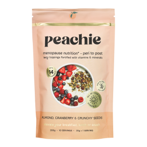 Peachie Almond Cranberry & Crunchy Seeds Menopause Topping 200G   12