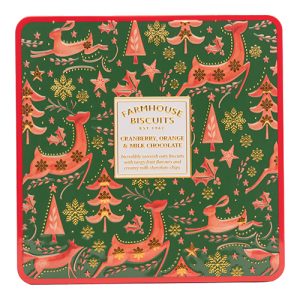 Farmhouse Biscuits Winter Animals Tin 250    12