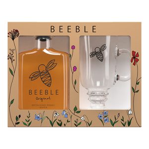 Beeble Liquor Limited Beeble Honey Whisky 20Cl + Toddy Glass In Gift Box 200ml    6