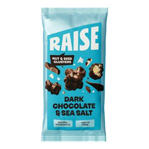 Raise Snacks Dark Chocolate and Sea Salt 35g   12