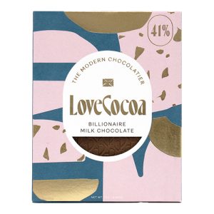 Love Cocoa Billionaire Milk Chocolate Bar 70g   10