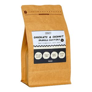Crwst Chocolate and Coconut Granola Clusters 400g   12