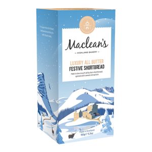 Macleans Highland Bakery Luxury All Butter Festive Shortbread 150g   12