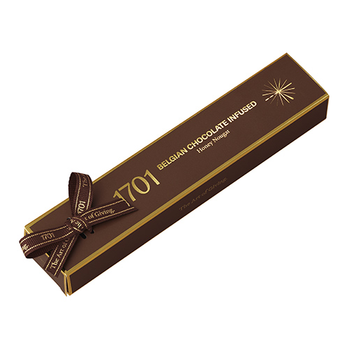 1701 Belgian Chocolate Infused Honey Nougat Bar 100g 10