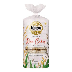 Biona Organic Rice Cakes No Salt Gf 100G   12