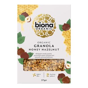 Biona Organic Honey Hazelnut Granola 375G   6