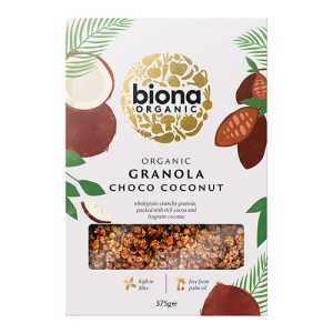 Biona Organic Choco-Coconut Granola 375G   6