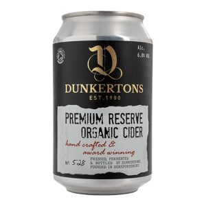 Dunkertons Premium Reserve Organic Cider 330Ml Can   12