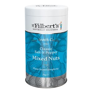 Mr Filberts  Classic Salt & Pepper Mixed Nuts Tins 70g    12