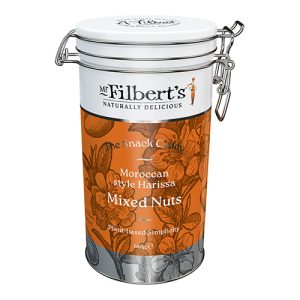 Mr Filberts  Moroccan Style Harissa Mixed Nuts Tins 140g    6