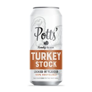 Potts' Turkey Stock Can 500g    8