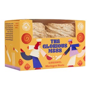 The Glorious Mess Caramel Meringue Nests 4pk   12