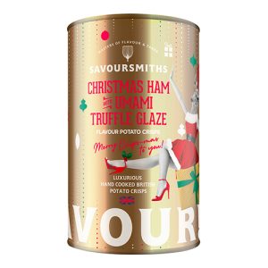 Savoursmiths Crisps Christmas Ham with Umami Glaze Tin 100g   12