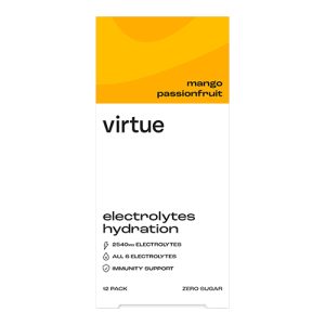 Virtue Electrolytes Hydration - Mango Passionfruit 12x5g    1