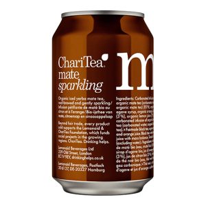 ChariTea Mate Sparkling Iced Mate Tea 330ml Can   12