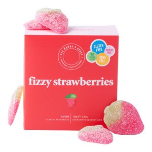 Ask Mummy & Daddy Vegan Fizzy Strawberries Box   10