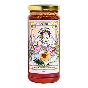 Apostle St Valentine - Lavender & Rosemary Hot Honey 325g   12