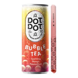 Dot Dot Sparkling Mango Mango Bubble Tea Can 250Ml   12
