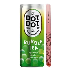 Dot Dot Sparkling Bubble Tea  Matcha Lemonade Can 250Ml   12