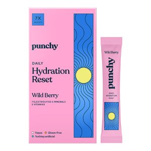 Punchy - Daily Hydration Reset - Wild Berry 7-Pack    15
