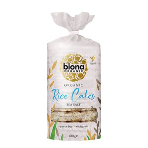 Biona Organic Rice Cakes With Salt -Wholegrain -Low Fat 100G    12