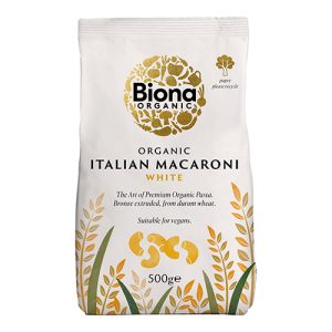 Biona Organic White Maccaroni Bronze Extruded  500G    12