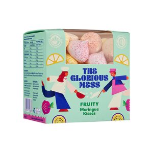 The Glorious Mess Fruity Meringue Kisses  100g   12