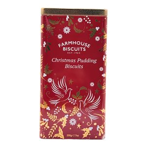 Farmhouse Biscuits Red  Triangle Tin 200g    12