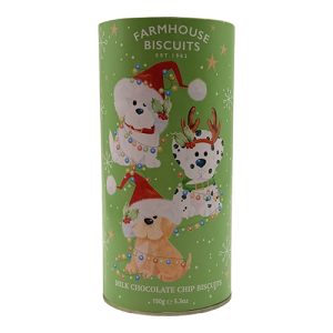 Farmhouse Biscuits Christmas Puppy Tube 150g    12
