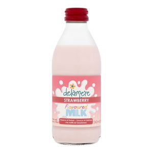 Delamere Dairy Strawberry Flavoured Milk 240ml   20