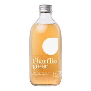 ChariTea Green Iced Green Tea With Ginger 330ml   12