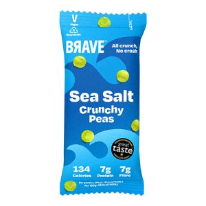 Brave Roasted Peas Sea Salt 35g   12