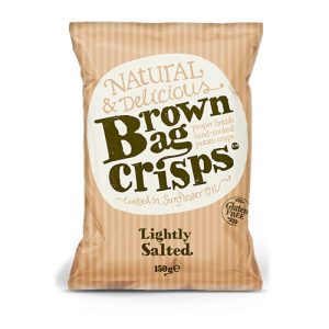 Brown Bag Crisps Lightly Salted  150g   10
