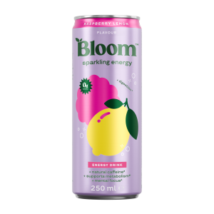 Bloom Sparkling Energy Raspberry Lemon 250ml   12